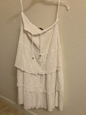 Maroon AK Outfitters Cotton Skirt XL with Drawstring Waist